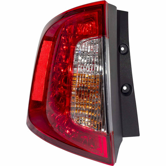 Brock Driver Side Left Tail Light Assembly With Red/Clear Lens Compatible with 2011-2014 Ford Edge SE/Limited/SEL 3222-2087L