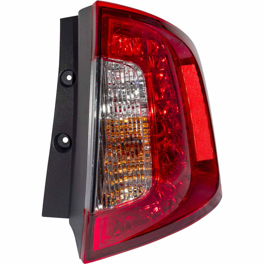 Brock Passenger Side Right Tail Light Assembly With Red/Clear Lens Compatible with 2011-2014 Ford Edge SE/Limited/SEL 3222-2087R