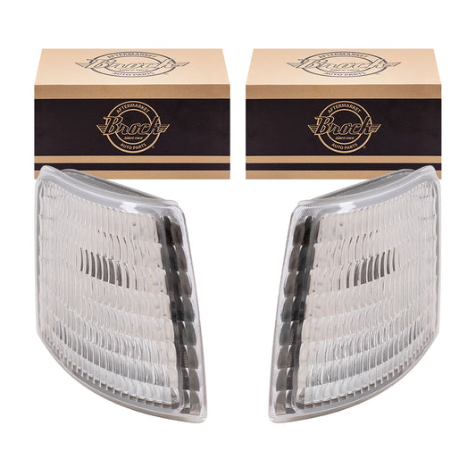 Park/Signal/Side Marker for 1992-1996 Bronco for 1992-1996 F-150 1992-1997 F-250 1992-1997 F-350 F2TZ15A201D Set FO2550110