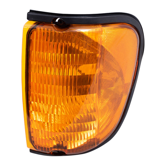 Park/Signal/Side Marker for 1992-2002 E-150 Econoline Amber Lens for 2003-2007 E-150 2003-2005 E-150 Club Wagon 1992-2002 E-250 Econoline 2003-2007 E-250 1992-1998 E-350 Econoline 3C2Z13201AA Left