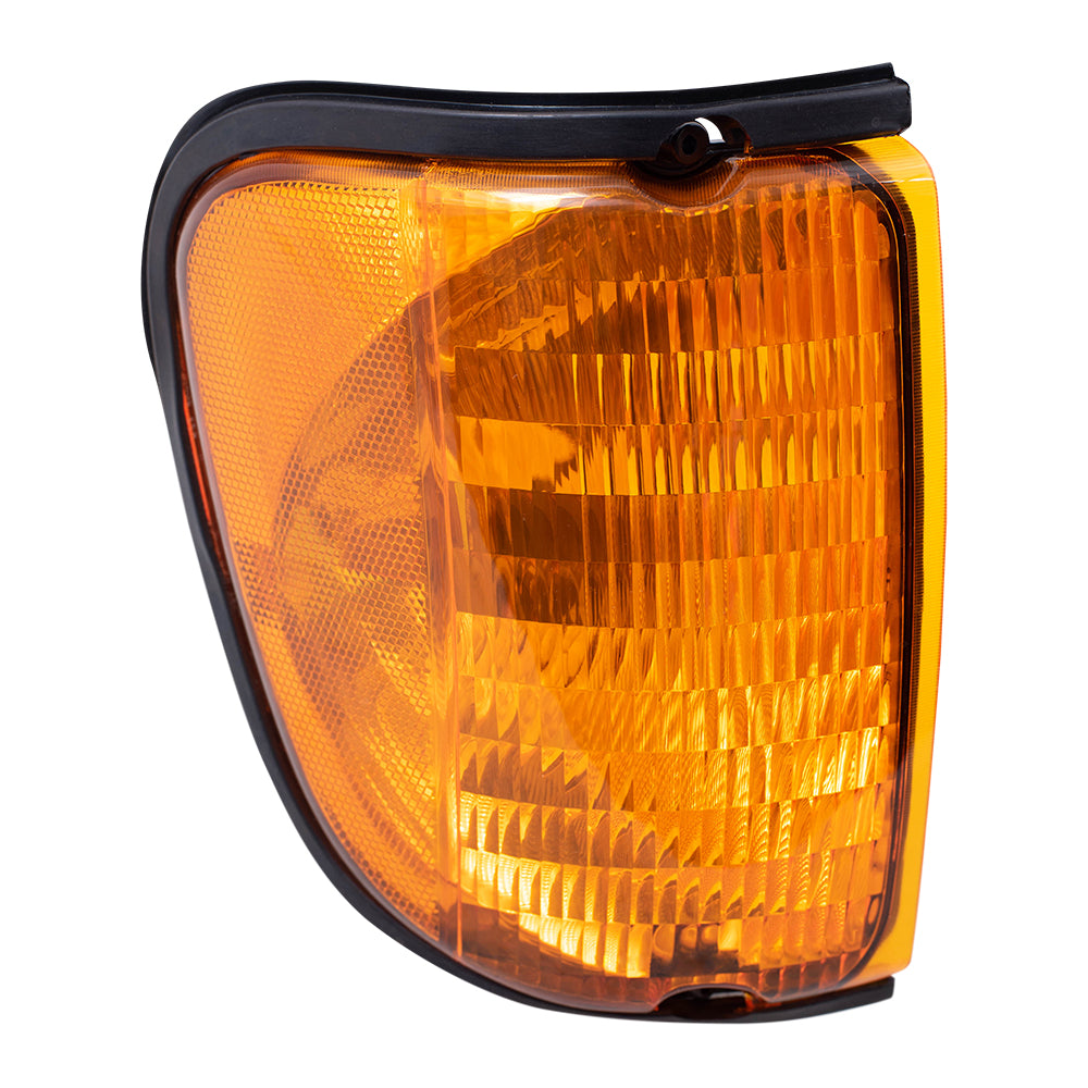 Park/Signal/Side Marker for 1992-2002 E-150 Econoline Amber Lens for 2003-2007 E-150 2003-2005 E-150 Club Wagon 1992-2002 E-250 Econoline 2003-2007 E-250 1992-1998 E-350 Econoline 3C2Z13200AA Right