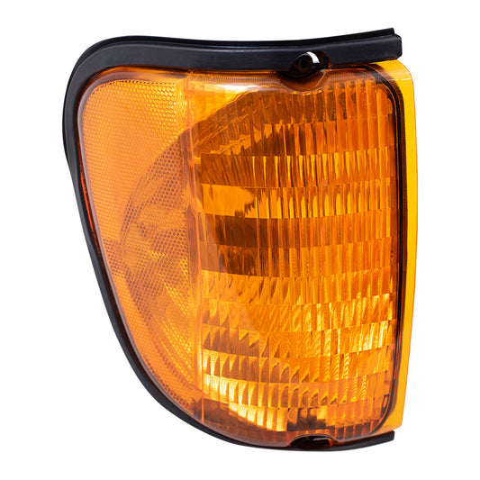 Park/Signal/Side Marker for 1992-2002 E-150 Econoline Amber Lens for 2003-2007 E-150 2003-2005 E-150 Club Wagon 1992-2002 E-250 Econoline 2003-2007 E-250 1992-1998 E-350 Econoline 3C2Z13200AA Right