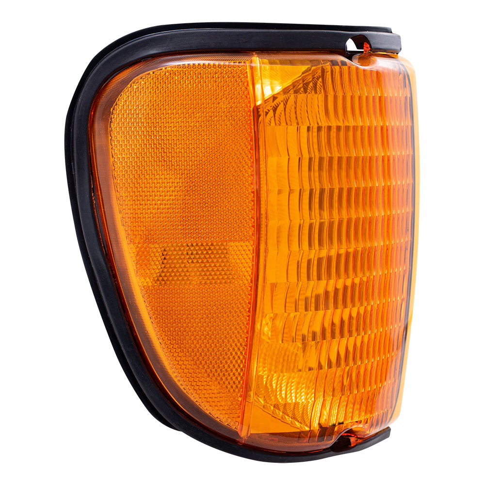 Park/Signal/Side Marker for 1992-2002 E-150 Econoline Amber Lens for 2003-2007 E-150 2003-2005 E-150 Club Wagon 1992-2002 E-250 Econoline 2003-2007 E-250 1992-1998 E-350 Econoline 3C2Z13200AA Right