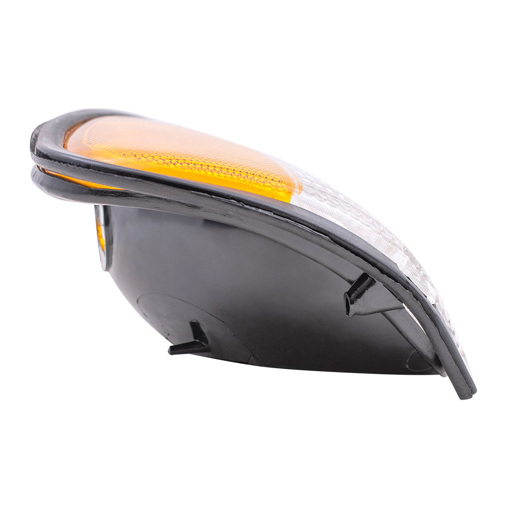 Park/Signal/Side Marker for 1992-2002 E-150 Econoline Amber Clear Lens for 2003-2007 E-150 2003-2005 E-150 Club Wagon 1992-2002 E-250 Econoline 2003-2007 E-250 1992-1998 E-350 Econoline F2UZ13201A