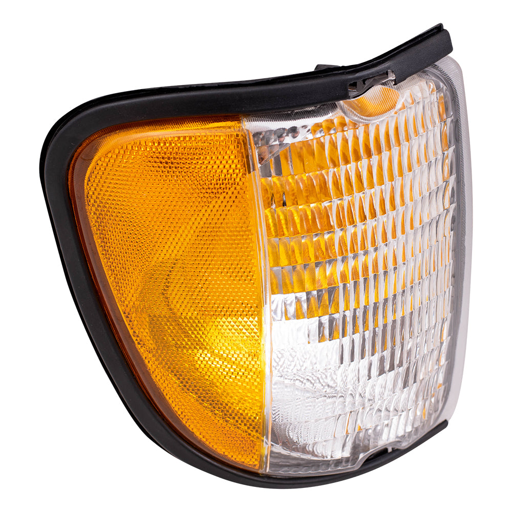 Park/Signal/Side Marker for 1992-2002 E-150 Econoline Amber Clear Lens for 2003-2007 E-150 2003-2005 E-150 Club Wagon 1992-2002 E-250 Econoline 2003-2007 E-250 1992-1998 E-350 Econoline F2UZ13200A