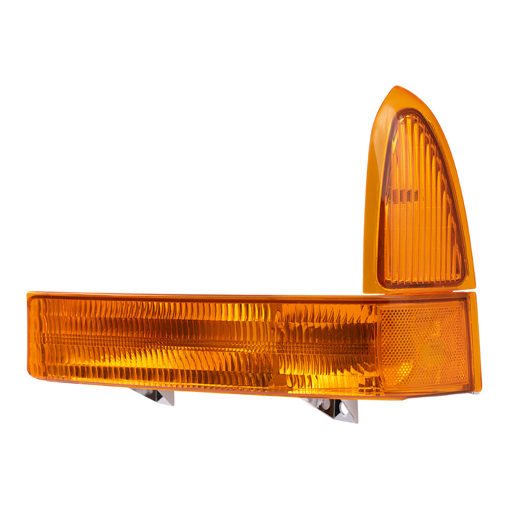 Park/Signal/Side Marker for 2000-2005 Excursion Amber Lens for 1999-2004 F-250 Super Duty 1999-2004 F-350 Super Duty XC3Z13201BA Left FO2520141