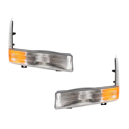 Park/Signal/Side Marker for 2000-2005 Excursion w/ Clear Lens for 1999-2004 F-250 Super Duty 1999-2004 F-350 Super Duty 2C3Z13201AA Set FO2520169