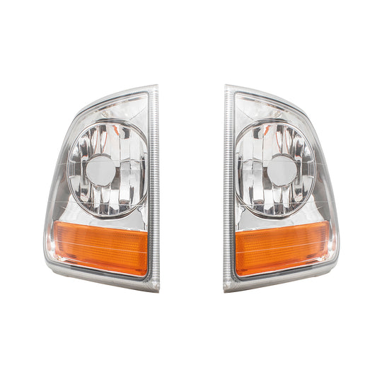 Park/Signal/Side Marker for 2001-2003 F-150 for Lightning Package for 2004-2004 F-150 Heritage 1L3Z13201BA Set FO2520170