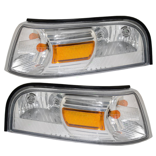 Park/Signal/Side Marker for 2006-2011 Grand Marquis for 6W3Z13201AA Set FO2526103