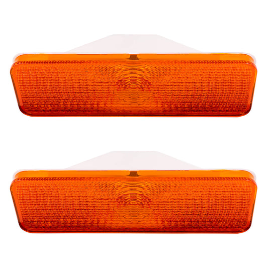 Park/Signal/Side Marker for 1981-1986 Bronco L=R Amber for 1981-1983 F-100 1981-1986 F-150 1981-1986 F-250 1981-1986 F-350 E1TZ13200A FO2520101