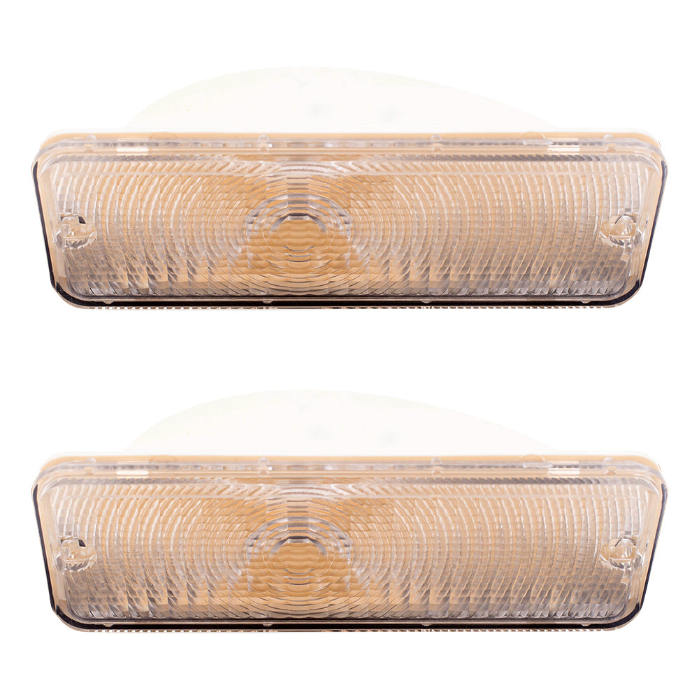 Park/Signal/Side Marker for 1975-1977 F-100 L=R Clear Lens for 1975-1977 F-150 1975-1977 F-250 1975-1977 F-350 D5TZ13200A FO2520159