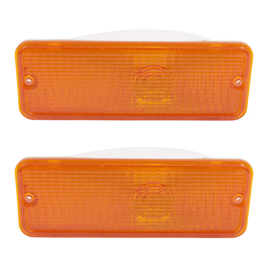 Park/Signal/Side Marker for 1975-1978 E-150 Econoline L=R Amber Lens for 1975-1978 E-250 Econoline 1975-1978 E-350 Econoline 1975-1977 F-100 1975-1977 F-150 1975-1977 F-250 1975-1977 F-350 D6TZ13200A
