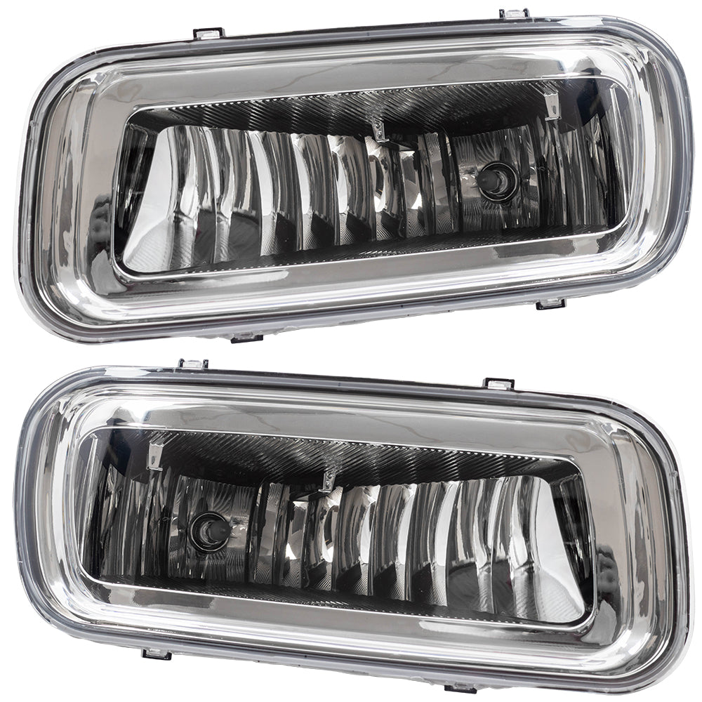 Fog Light for 2004-2006 F-150 Rectangular To 08/08/05 for 2006-2006 Mark LT 5L3Z15201A Set FO2592197
