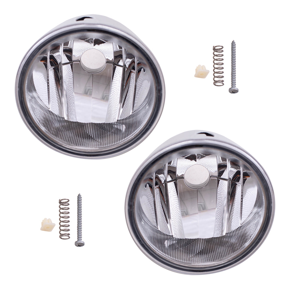 Fog Light for 2006-2010 F-150 Round From 08/09/05 for 2006-2008 Mark LT AL3Z15201A Set FO2592220