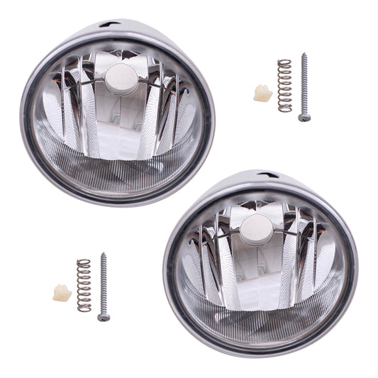 Fog Light for 2006-2010 F-150 Round From 08/09/05 for 2006-2008 Mark LT AL3Z15201A Set FO2592220