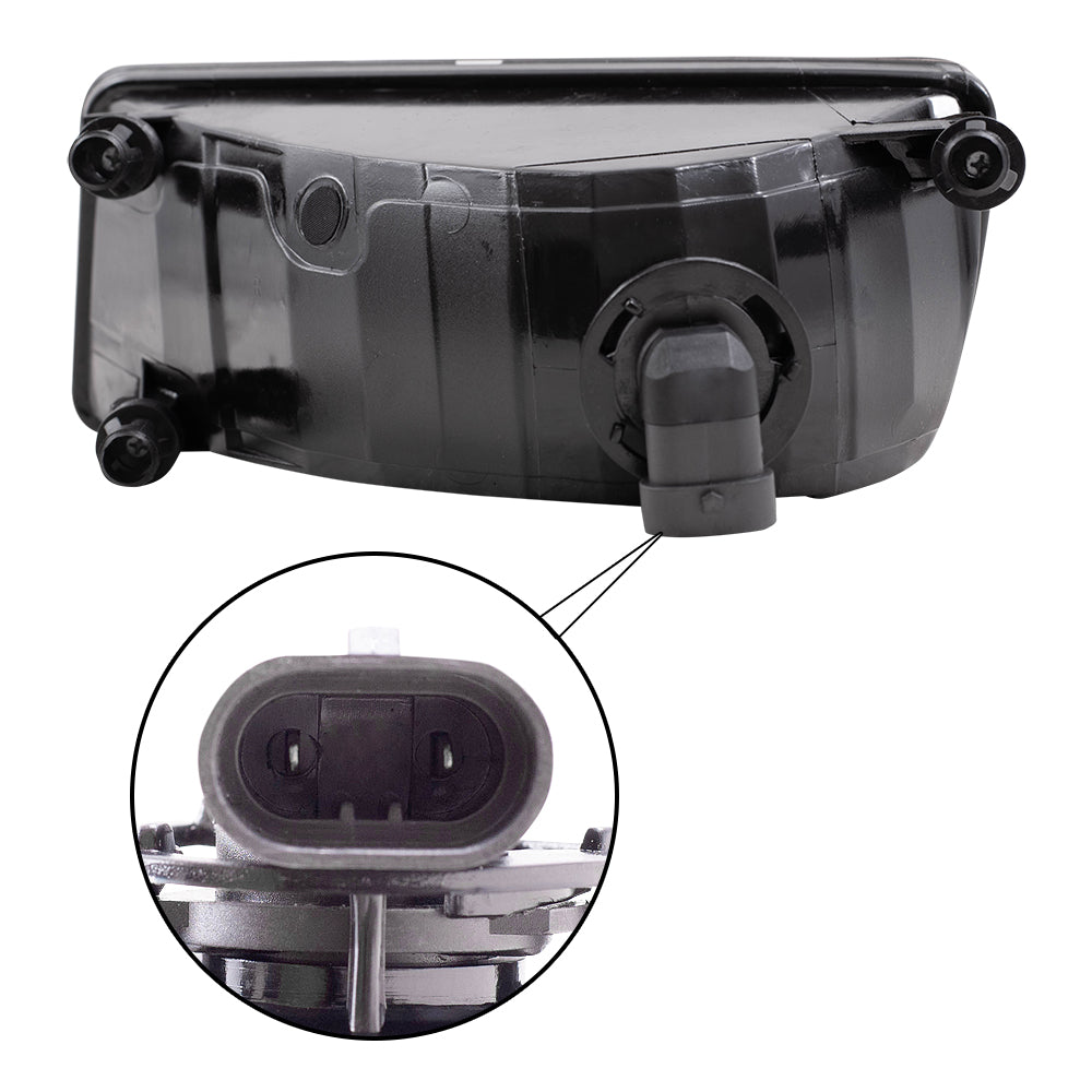 Fog Light for 2006-2010 Explorer Clear Rectangular for 2007-2010 Explorer Sport Trac 6L2Z15201AA Set FO2594100