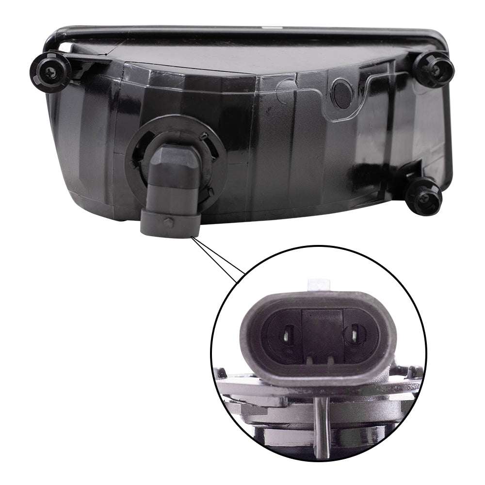 Fog Light for 2006-2010 Explorer Clear Rectangular for 2007-2010 Explorer Sport Trac 6L2Z15201AA Left FO2594100