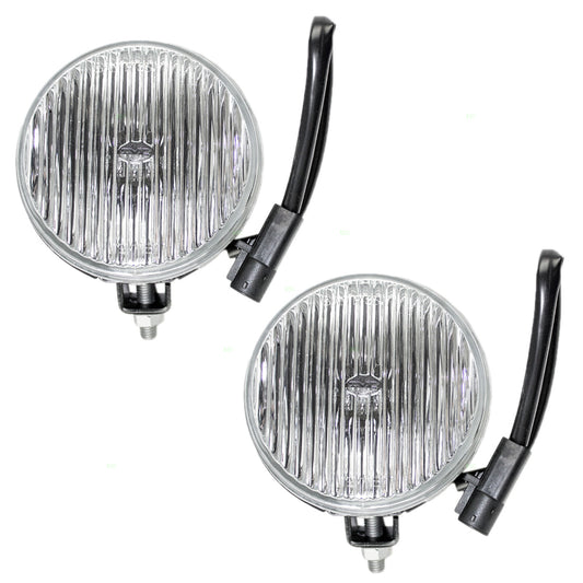 Brock Replacement Fog Lights Compatible with 1999-2000 F150 Lightning Pickup 1993-1997 Ranger F67Z15200AA
