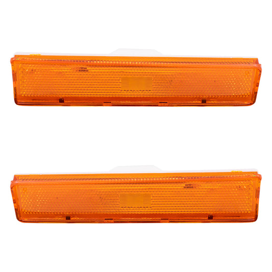 Park/Signal/Side Marker for 1980-1986 Bronco for 1980-1983 F-100 1980-1986 F-150 1980-1986 F-250 1980-1986 F-350 EOTZ15A201B Set FO2550108