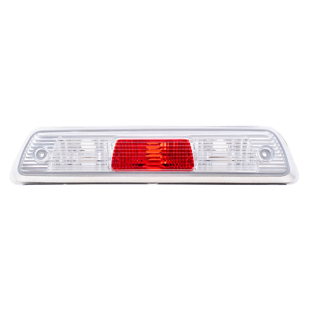 Brock Aftermarket Replacement Center High Mount Third Brake Light Unit Compatible With 2009-2014 Ford F-150 Without Hill Descent Control