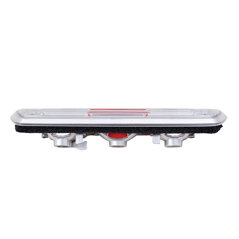 Brock Aftermarket Replacement Center High Mount Third Brake Light Unit Compatible With 2009-2014 Ford F-150 Without Hill Descent Control