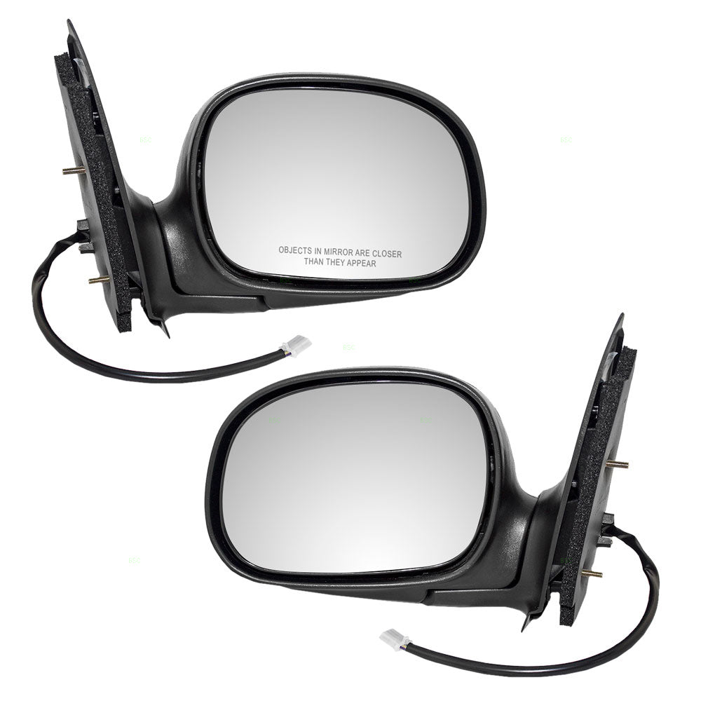 Power Mirror for 1997-2003 F-150 Exc Crew Cab for 1997-1999 F-250 for 2004 F-150 Heritage F75Z17683JAB Set FO1320138