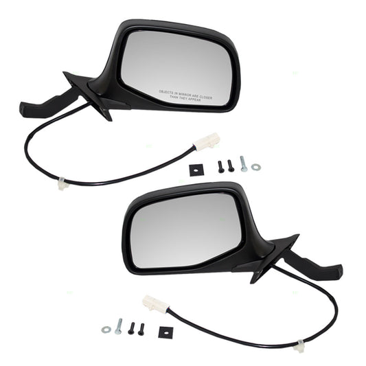Power Mirror for 1992-1996 Bronco Paddle Type for 1992-1996 F-150 for 1992-1997 F-250 for 1992-1997 F-350 F5TZ17683E Set FO1320116