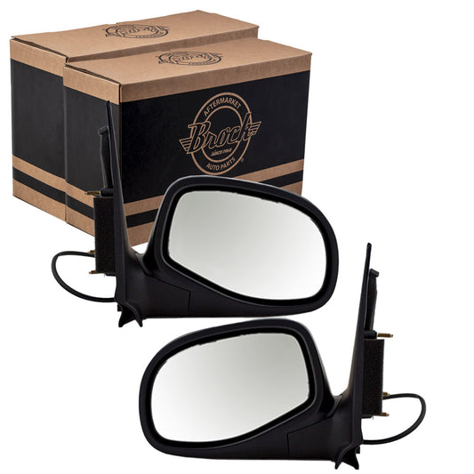 Power Mirror for 1998-2001 B2500 for 1993-2005 Ranger for 1996-1997 B2300 for 1996-2002 B3000 for 1996-2002 B4000 F47Z17682EA Set FO1320139