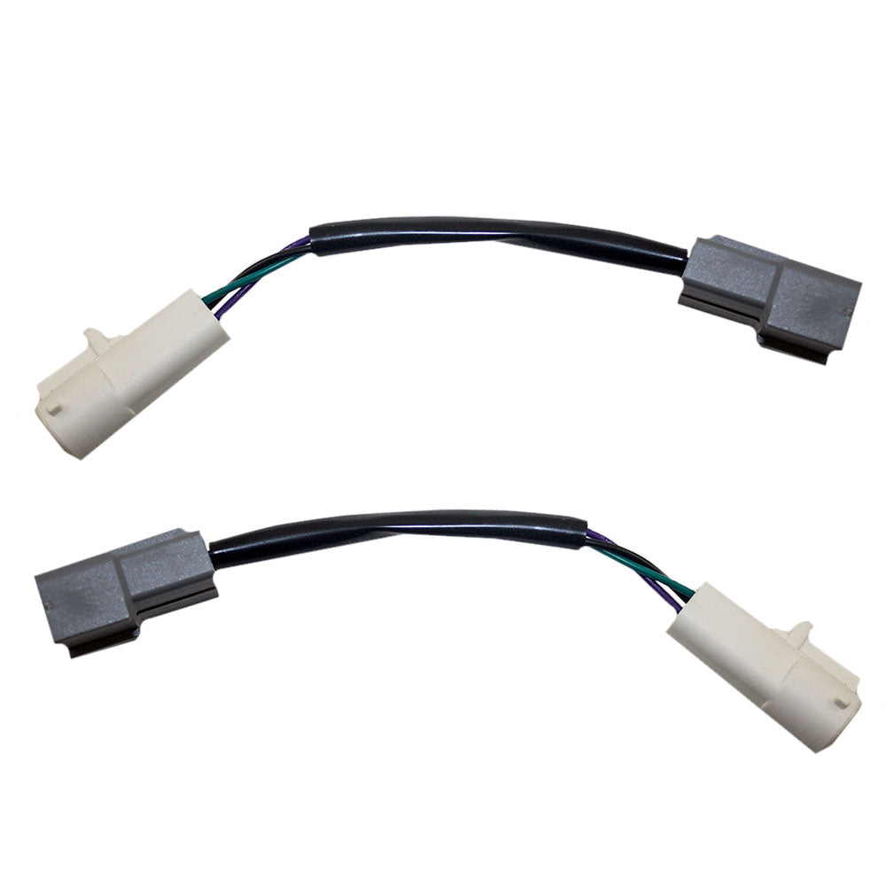 Power Mirror for 1999-2007 F-250 Super Duty Paddle Type 4 Mounting Studs for 1999-2007 F-350 Super Duty 1C3Z17683AAB Set FO1320213