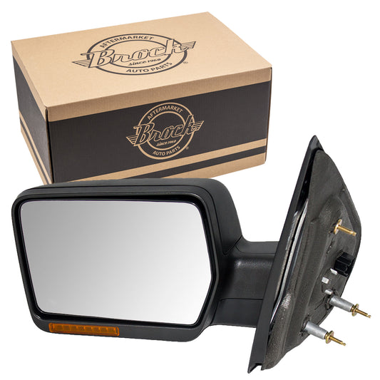 Power Mirror for 2007-2008 F-150 Turn Signal Indicator Manual Fold 8L3Z17683FA Left FO1320321