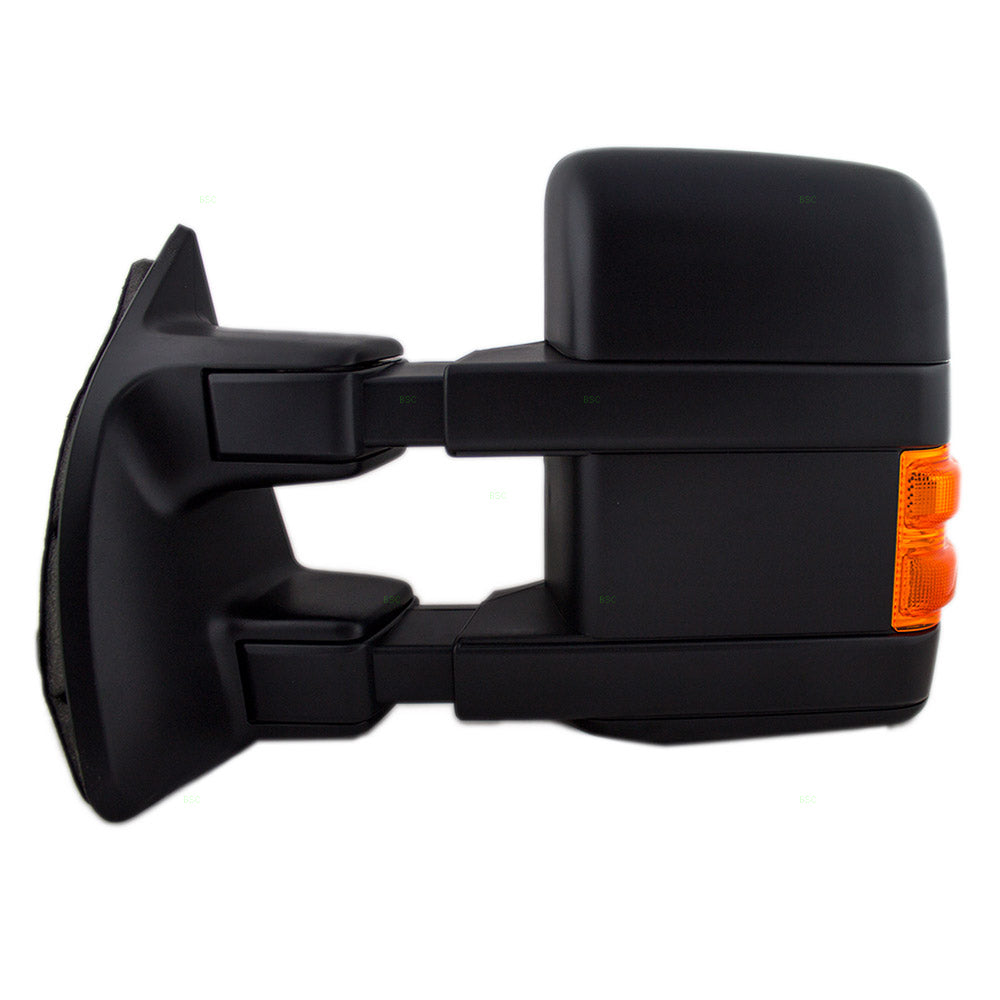Power Towing Mirror for 2008 F-250 Super Duty Extendable Turn Signal Indicator Heated for 2008 F-350 Super Duty 8C3Z17683BC Left FO1320341