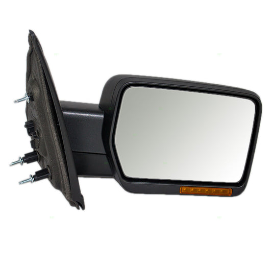 Power Mirror for 2009-2014 F-150 Reflector Pedestal Type Turn Signal Indicator Heated 9L3Z17682CB Right FO1321349