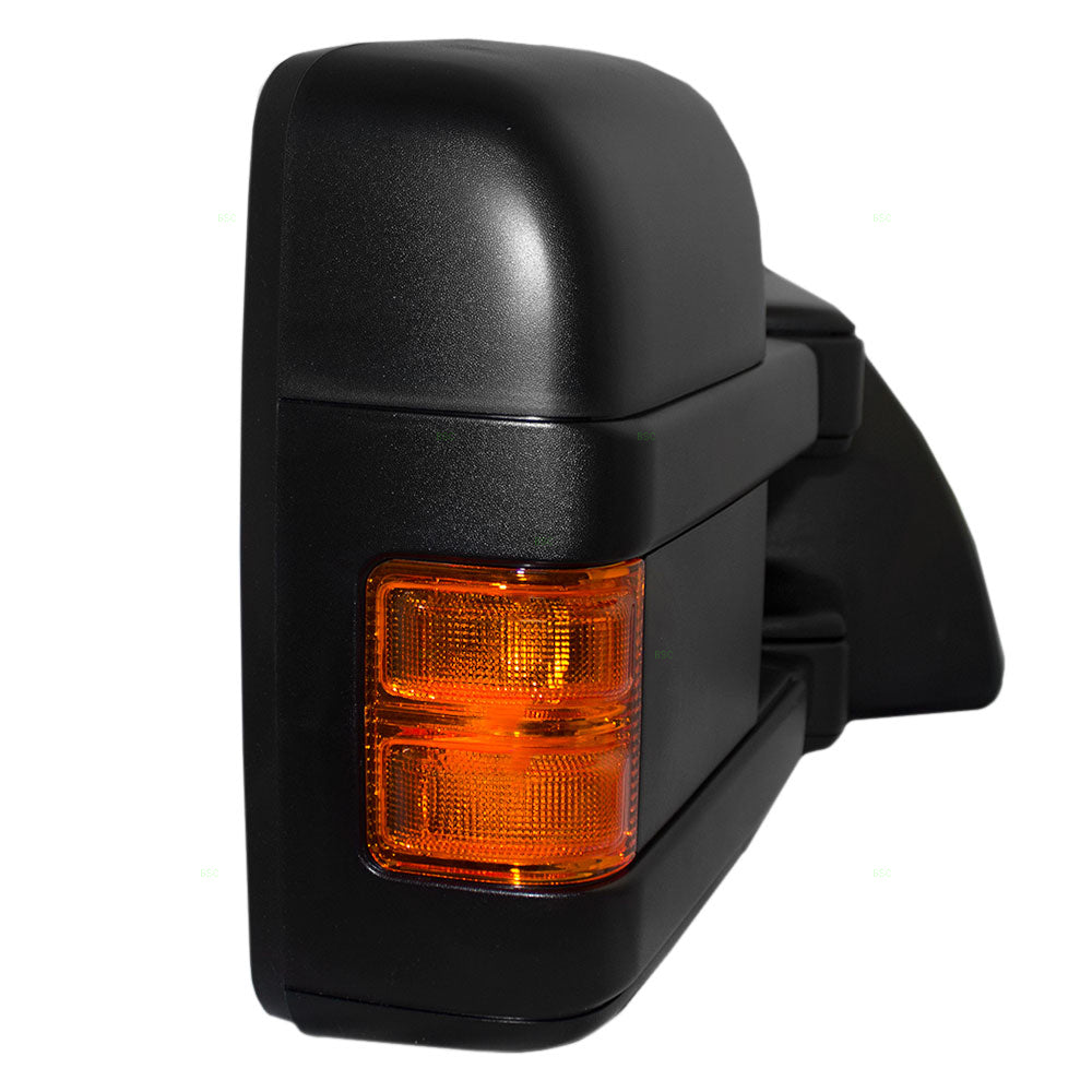 Passengers Power Tow Mirror Heated Signal Memory Clearance Lamp Telescopic Replacement for Ford Pickup Truck 7C3Z17682EB