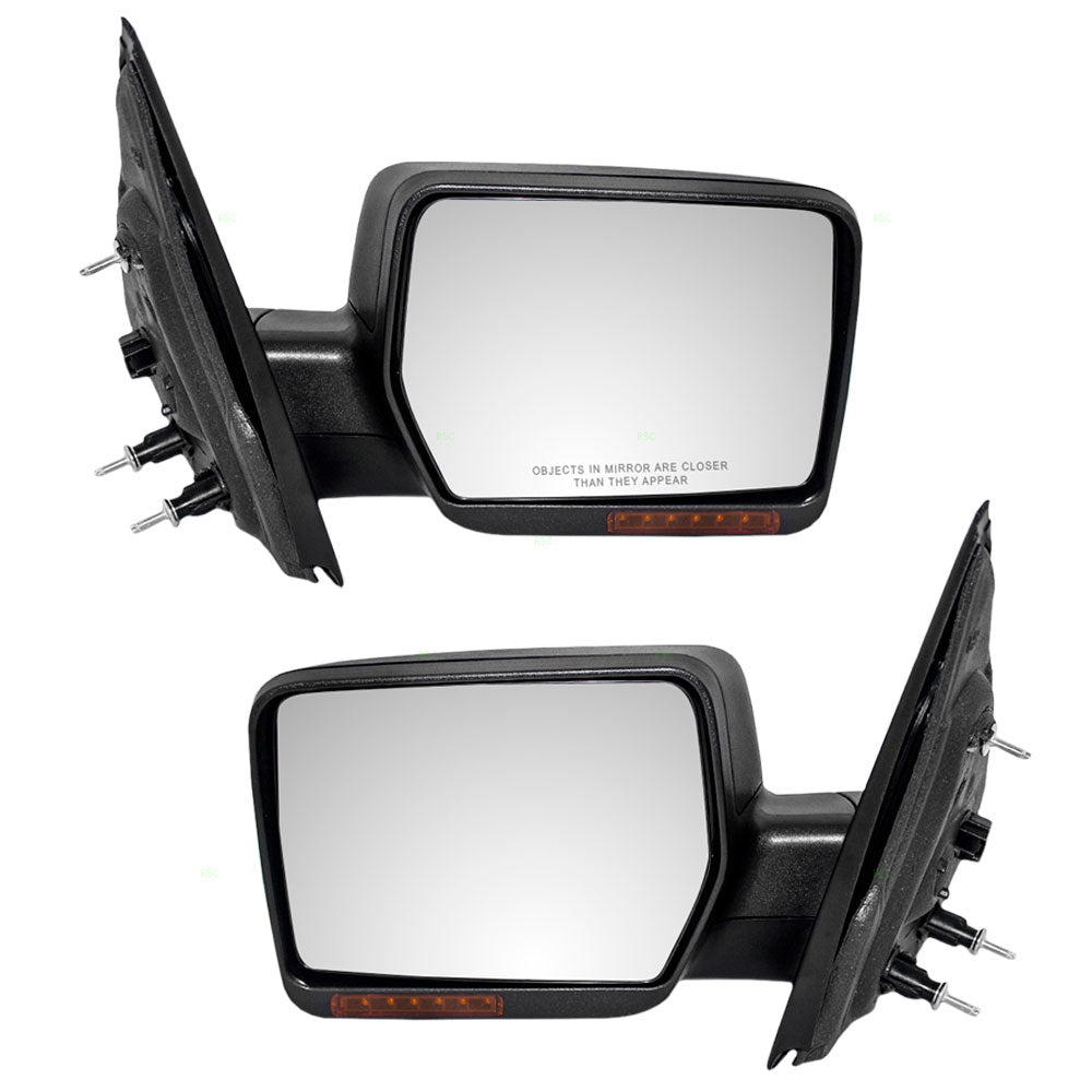Power Mirror for 2004-2006 F-150 Turn Signal Indicator Heated 6L3Z17683CA Set FO1320242