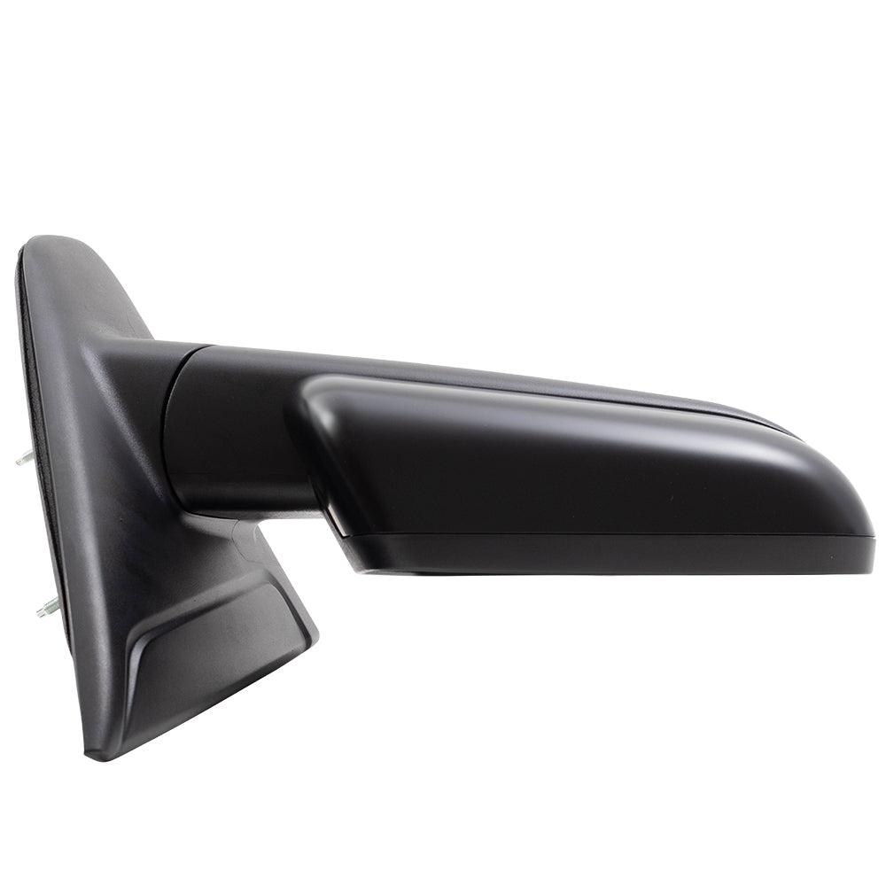 Brock Replacement Passenger Side Pedestal Type Power Mirror Paint to Match Black with Heat, Signal, Memory, Reflector and Manual Folding Compatible with 2009-2014 F-150