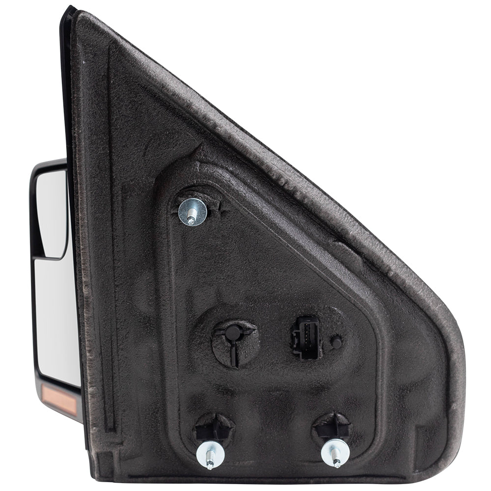 Power Mirror for 2009-2014 F-150 Reflector-Spotter Glass Pedestal Type Turn Signal Indicator Heated BL3Z17683CA Left FO1320407