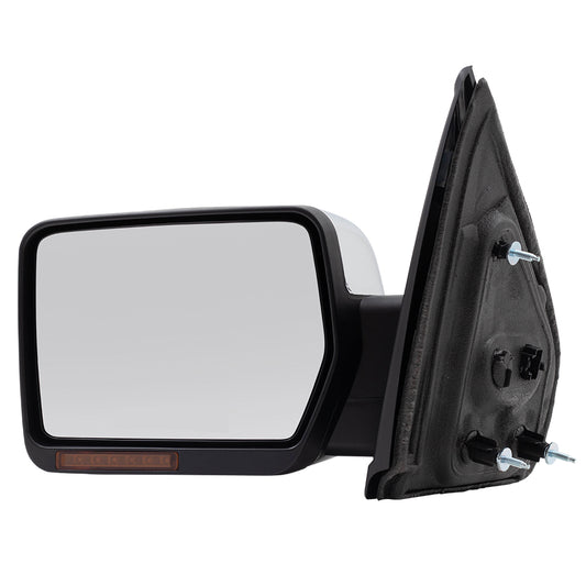 Power Mirror for 2009-2014 F-150 Pedestal Type Turn Signal Indicator Memory Heated Manual Fold 9L3Z17683GA Left FO1320355