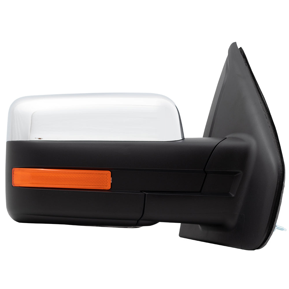 Power Mirror for 2009-2014 F-150 Pedestal Type Turn Signal Indicator Memory Heated Manual Fold 9L3Z17683GA Set FO1320355