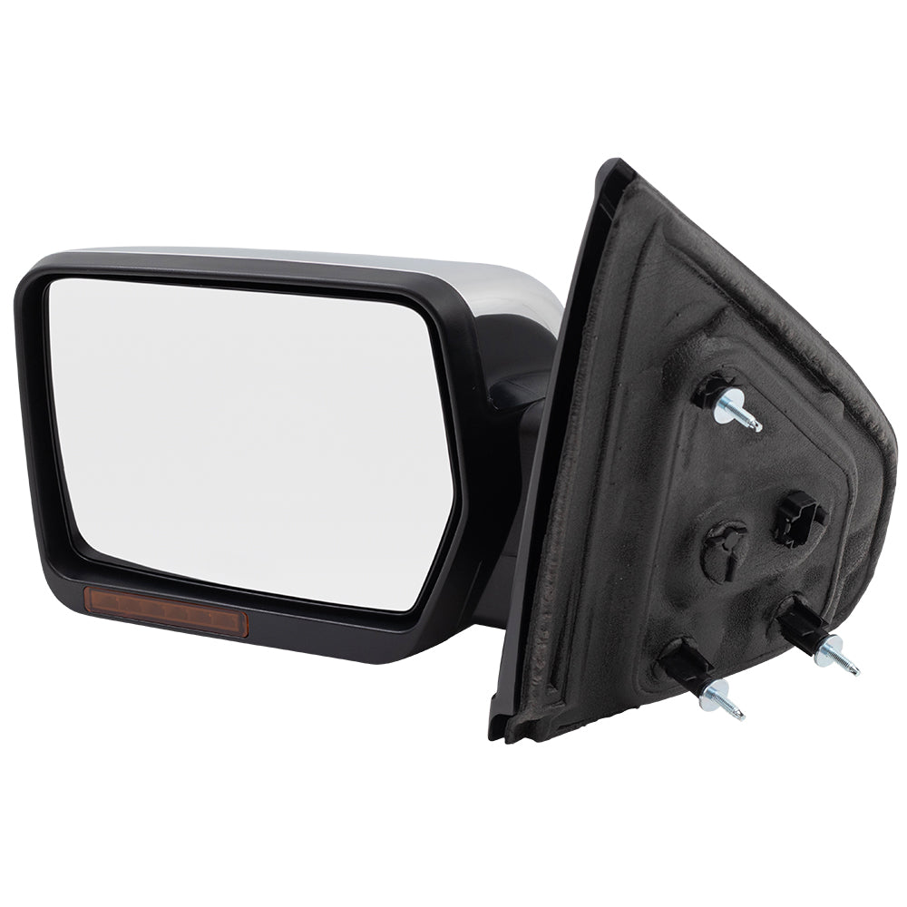 Power Mirror for 2009-2014 F-150 Pedestal Type Turn Signal Indicator Memory Heated Manual Fold 9L3Z17683GA Left FO1320355