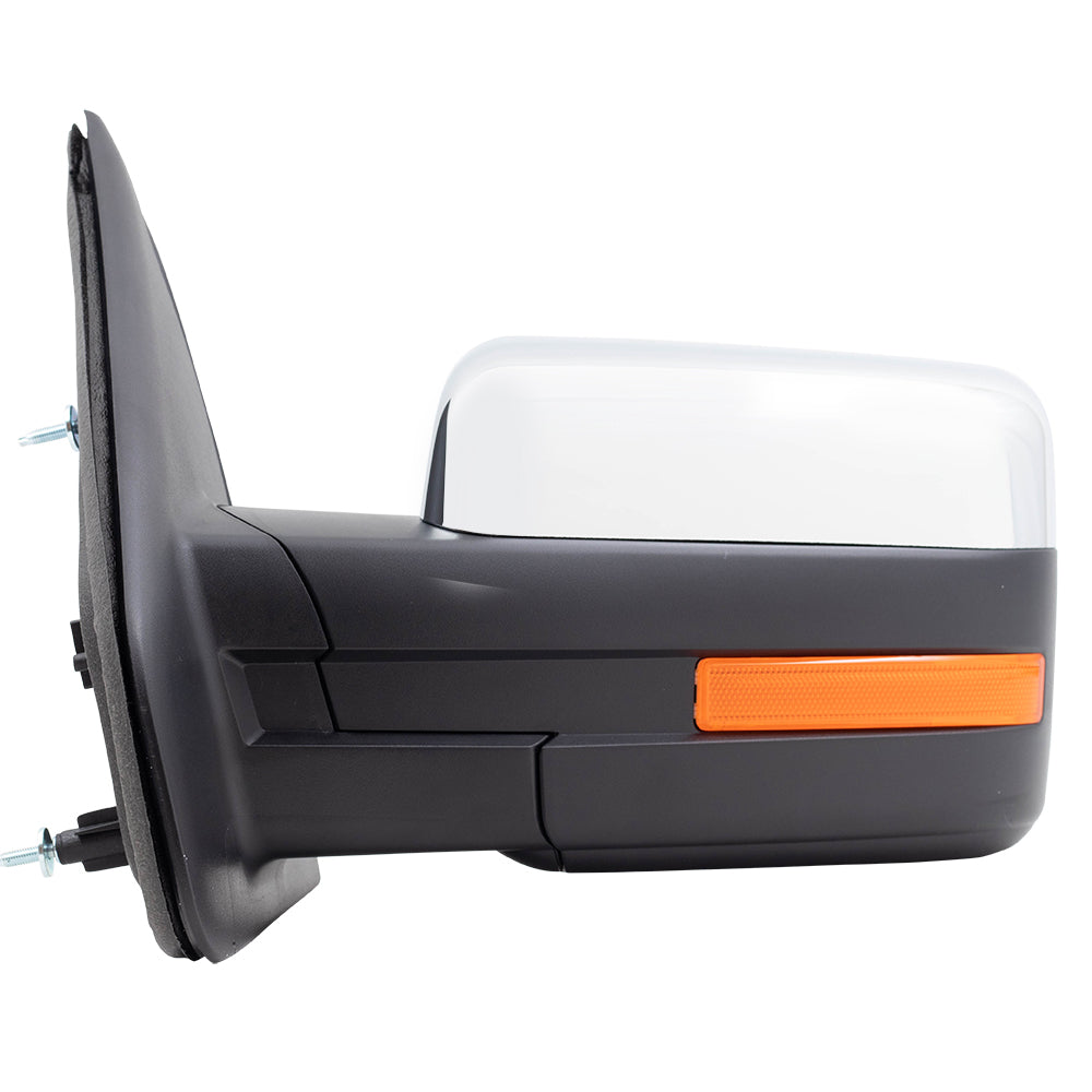Power Mirror for 2009-2014 F-150 Pedestal Type Turn Signal Indicator Memory Heated Manual Fold BL3Z17683GA Left FO1320406