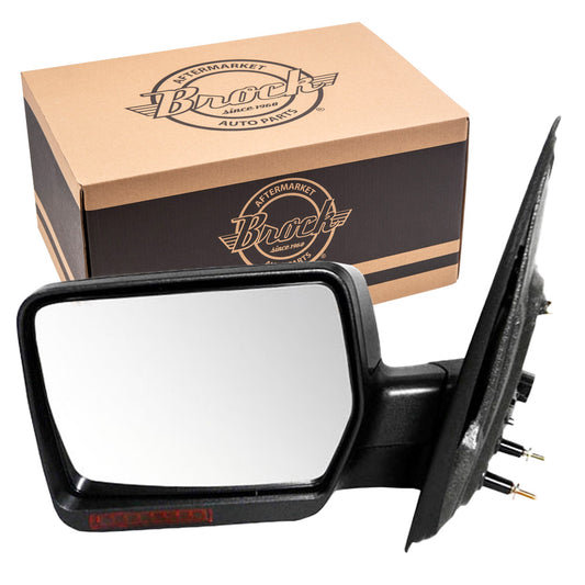 Power Mirror for 2007-2008 F-150 Turn Signal Indicator Heated Manual Fold 8L3Z17683RA Left FO1320333