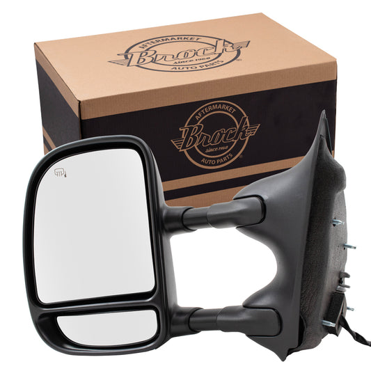 Power Towing Mirror for 2000-2005 Excursion Extendable Turn Signal Indicator for 2002-2007 F-250 Super Duty for 2002-2007 F-350 Super Duty 1C3Z17683DAA Left FO1320269