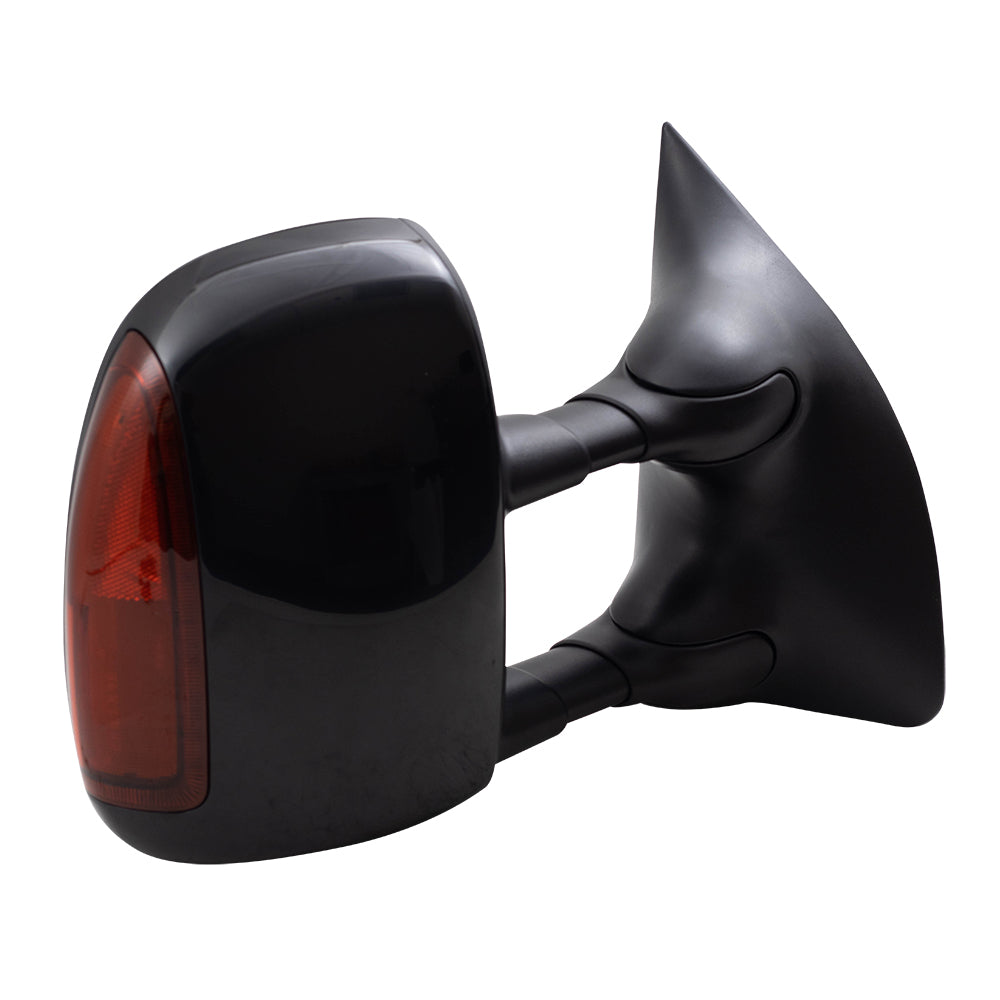 Power Towing Mirror for 2003-2005 Excursion Extendable Dual Arms-Double Swing Turn Signal Indicator Heated for 2003-2007 F-250 Super Duty for 2003-2007 F-350 Super Duty 4C3Z17D742CAA Right FO1321274