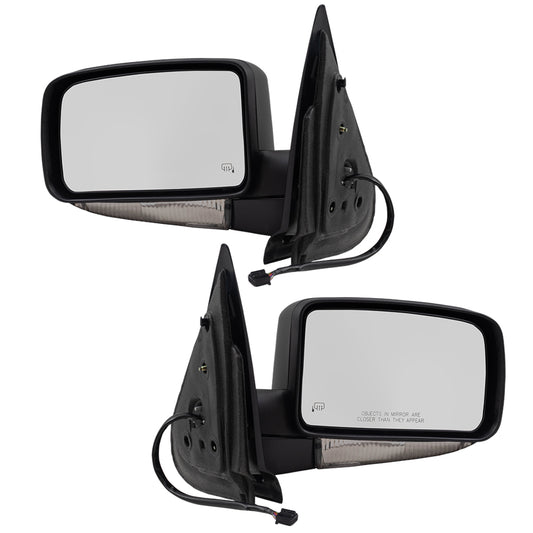 Power Mirror for 2005-2006 Expedition Turn Signal Indicator Puddle Lamp Memory Heated Power Fold for 2003-2006 Navigator 6L7Z17683AA Set FO1320570