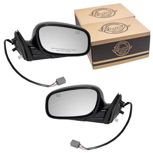 Power Mirror for 1998-2002 Town Car 6H5P To 3/8/04 Heated 4W1Z17683AA Set FO1320204