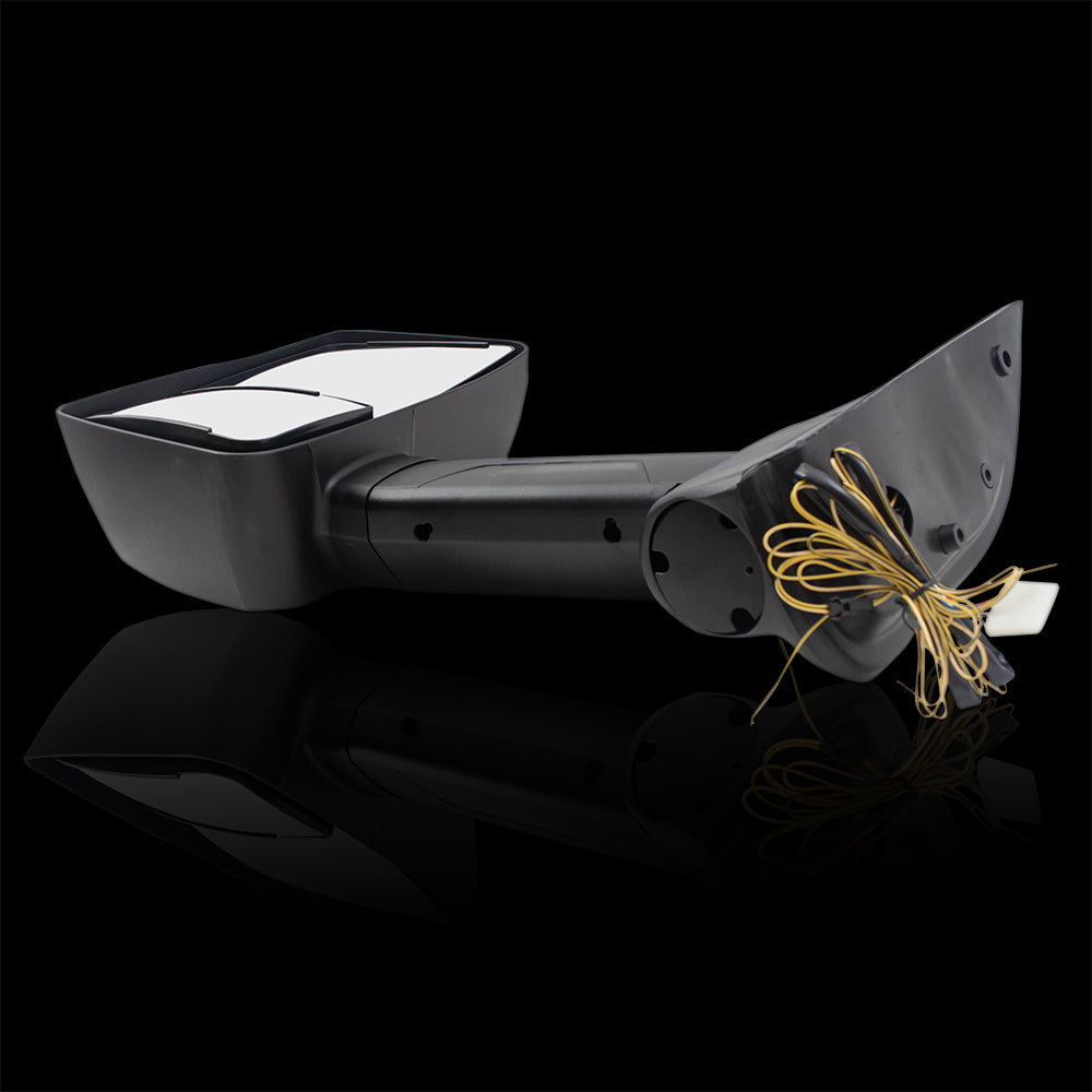 Power Mirror for 1992-2008 E-150 Econoline Performance Upgrade Turn Signal Indicator for 2002-2014 E-150 for 1992-2002 E-250 Econoline for 2003-2014 E-250 for 2002-2005 E-350 Club Wagon Set