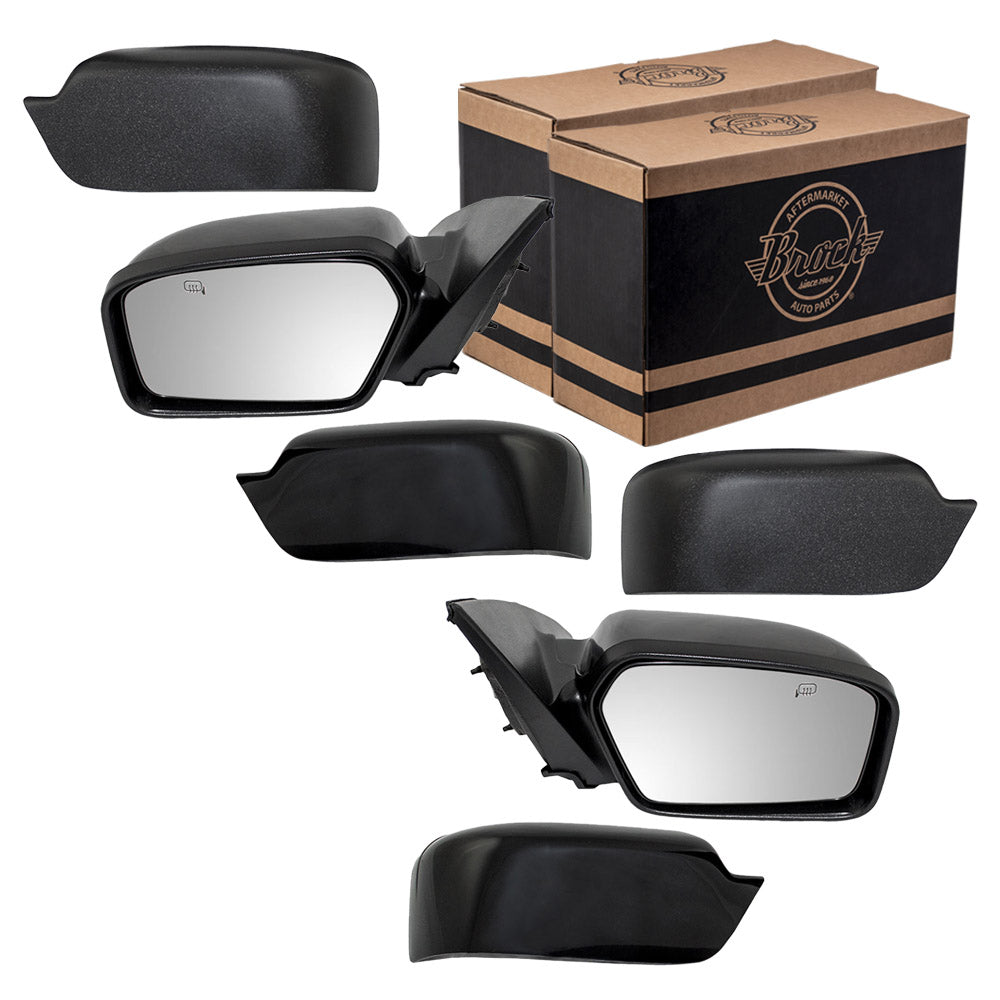 Power Mirror for 2006-2010 Fusion Heated for 2006-2010 Milan 6E5Z17683C Set FO1320266