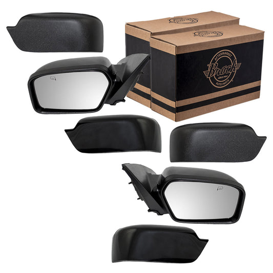 Power Mirror for 2006-2010 Fusion Heated for 2006-2010 Milan 6E5Z17683C Set FO1320266