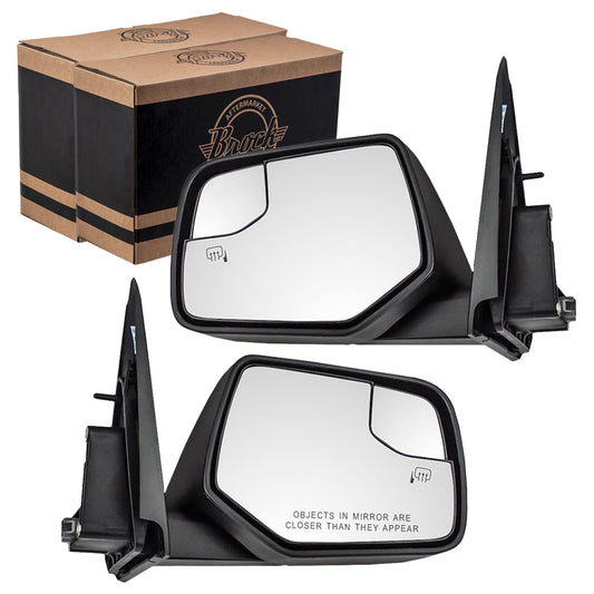 Power Mirror for 2008-2012 Escape Blind Spot Glass Heated for 2008-2011 Mariner AL8Z17683CA Set FO1320350