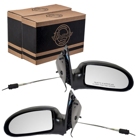Manual Mirror for 2002-2007 Focus From 11/26/01 6S4Z17683AA Set
